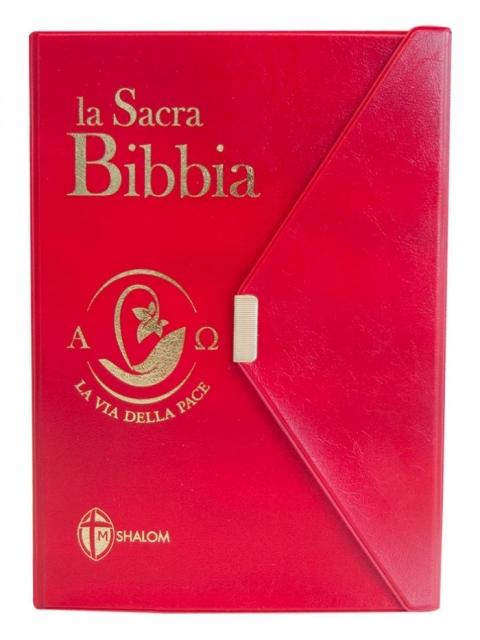 Articoli e libri religiosi Napoli  La Sacra Bibbia la via della pace.  Edizione tascabile con bottoncino, in plastic Antonio Sanzari Onoranze  Funebri