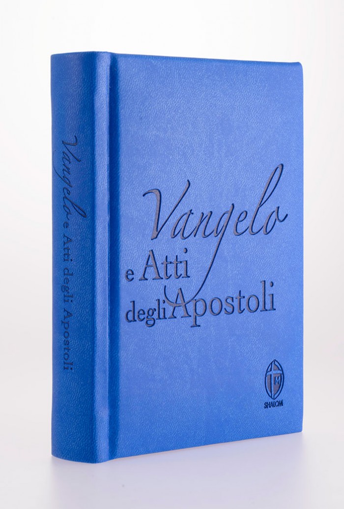 Articoli e libri religiosi Napoli  Vangelo e Atti degli Apostoli. Versione  con copertina in similpelle Antonio Sanzari Onoranze Funebri