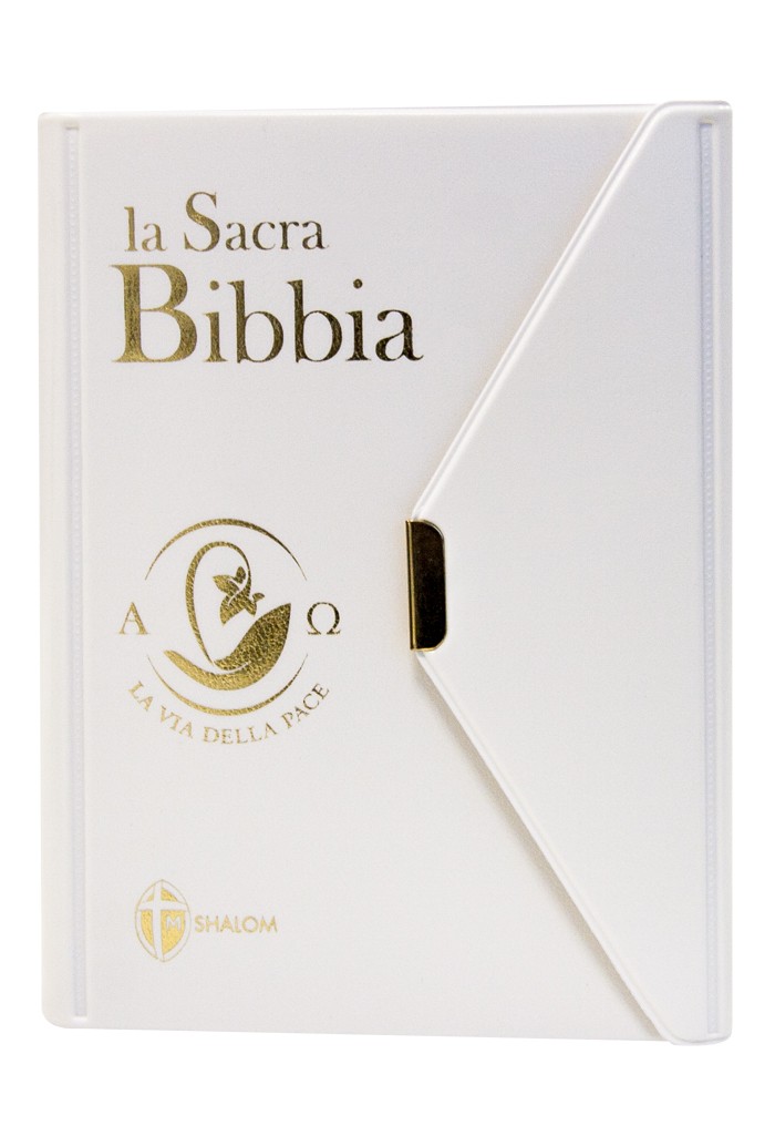 Articoli e libri religiosi Napoli  La Sacra Bibbia la via della pace.  Edizione tascabile con bottoncino, in plastic Antonio Sanzari Onoranze  Funebri